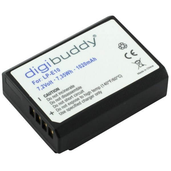 Original Digibuddy batería para Canon EOS 1100D