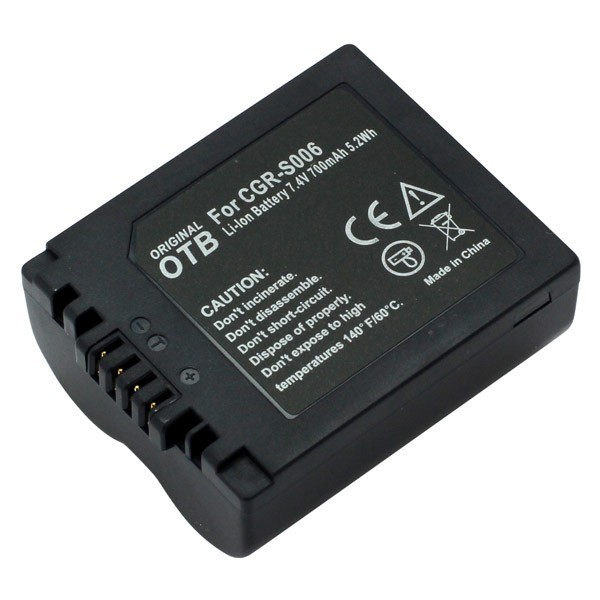 batería para Panasonic CGA-S006 